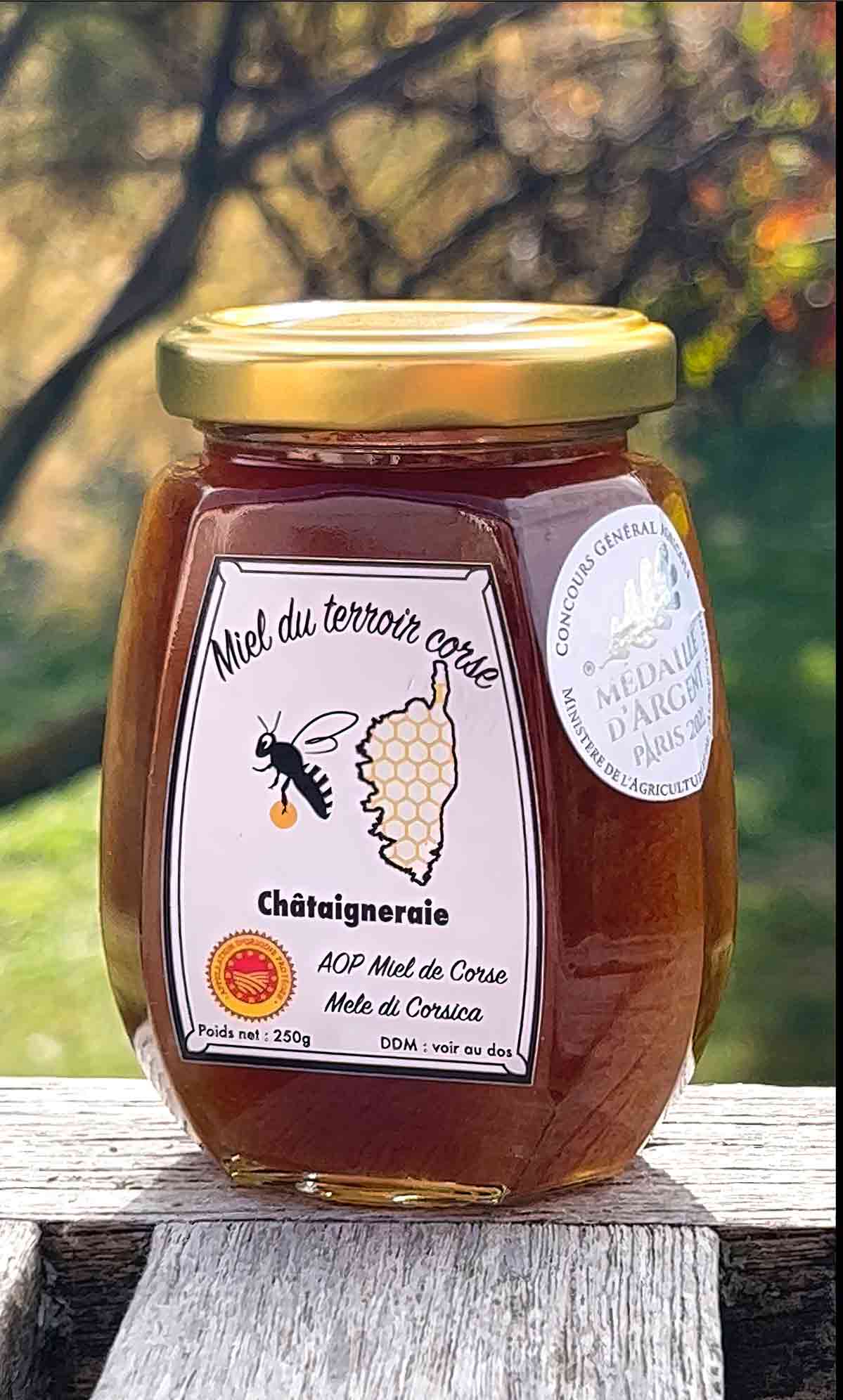 Miel de châtaignier - Miels du terroir Corse - P. Lebleux